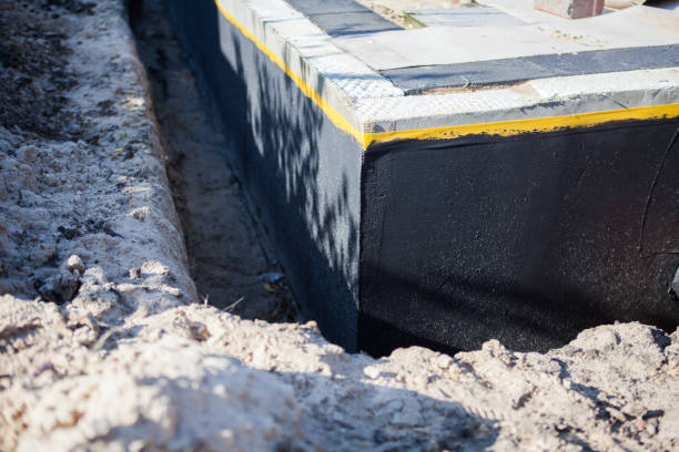 Residential Waterproofing installation at a Sadsburyville, PA home by SJ Waterproofing Pros